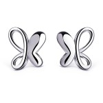 925 Sterling Silver New Design Butterfly Studs Fashion Jewellery Earrings