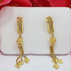 Micro Plated Stylish Gold Earrings