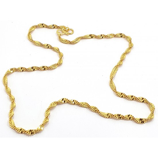  Latest Micro Gold Plated, Twisted Designer Chains