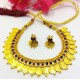 Short Gold Ginni Laxmi Set with Earrings