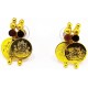 Short Gold Ginni Laxmi Set with Earrings