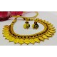 Short Gold Ginni Laxmi Set with Earrings