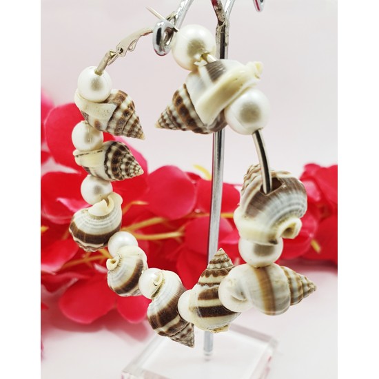  Latest Seashells & Pearls Designer Earrings