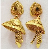 Micro Plated Stylish Gold Jhumka