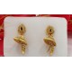 Micro Plated Stylish Gold Jhumka