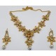 Star Pearls, Gold & Diamond Set with Earrings
