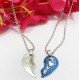 Love Couple Heart Pendant Locket (2 Pieces)