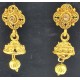 Traditional Rani Haar, Oxidized Gold Long Set with Earrings