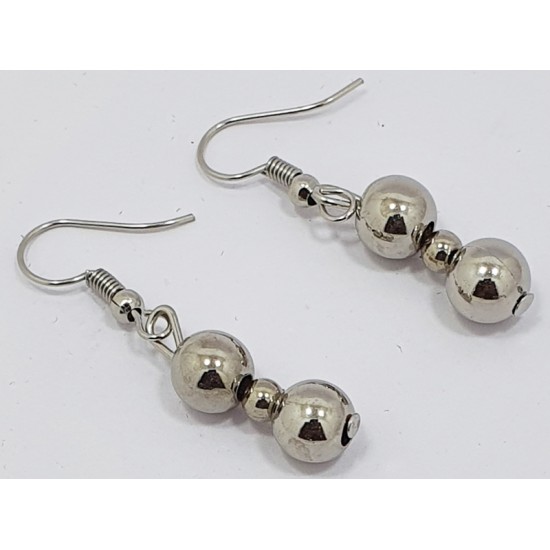 Unique Oxidized Silver Finish Fashion Moon Set With Earrings