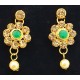 Stylish Emerald & Gold 3 Piece Set with Mangtikka & Earrings