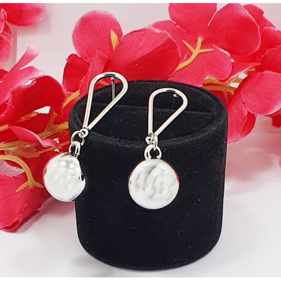 The Silver Ball Stylish Hanging Earrings