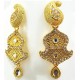 Diamond & Gold Neck Set with Earrings